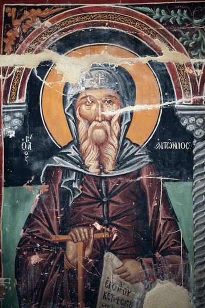 Byzantine Fresco from the 15th Century by Unbekannt Unbekannt